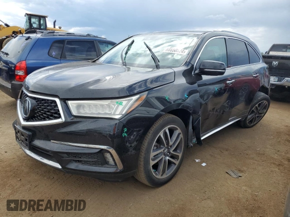2018 Acura MDX Advance with VIN 5J8YD4H8XJL014076, listed as a Copart auction lot 66650524 with 42,482 mi miles and Clean Title. Bid and sale history available at carsss.com. Image 1.