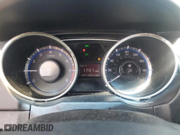 2013 Hyundai Sonata Limited z VIN 5NPEC4AC7DH504924, wystawiony jako Copart lot #54246895 z przebiegiem 168 569 mil mil oraz Szkoda całkowita • Salvage title. Historia ofert i sprzedaży dostępna na DreamBid. Obrazek 9.