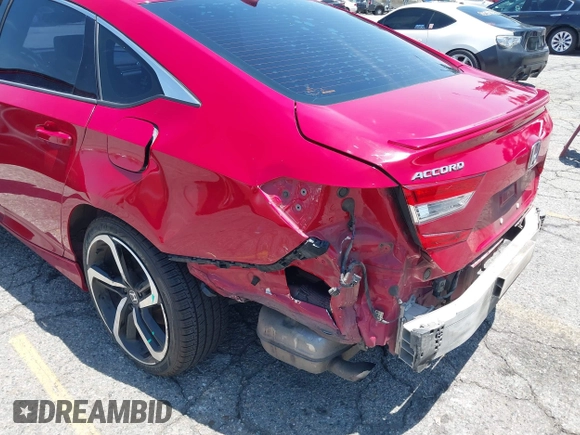 2019 Honda Accord Sport with VIN 1HGCV2F32KA013567, listed as a IAAI auction lot 42493535 with 96,380 mi miles and . Bid and sale history available at DreamBid. Image 6.