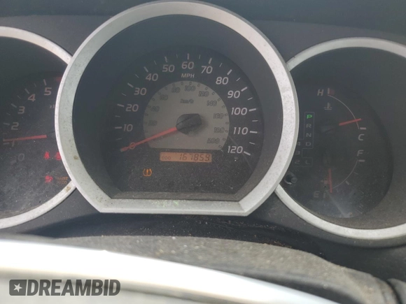 2007 Toyota Tacoma PreRunner with VIN 5TETU62NX7Z345060, listed as a Copart auction lot 60487865 with 167,859 mi miles and Clean title. Bid and sale history available at DreamBid. Image 9.