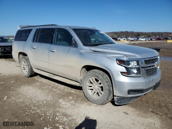 2017 Chevrolet Suburban LT with VIN 1GNSKHKC8HR180612, listed as a Copart auction lot 46652965 with 200,256 mi miles and Salvage Title. Bid and sale history available at carsss.com. Image 4.