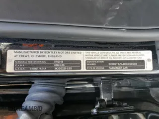 2017 Bentley Continental GT V8 z VIN SCBGT3ZA4HC059536, wystawiony jako Copart lot #60606975 z przebiegiem 24 362 mil mil oraz Szkoda całkowita • Salvage title. Historia ofert i sprzedaży dostępna na DreamBid. Obrazek 13.