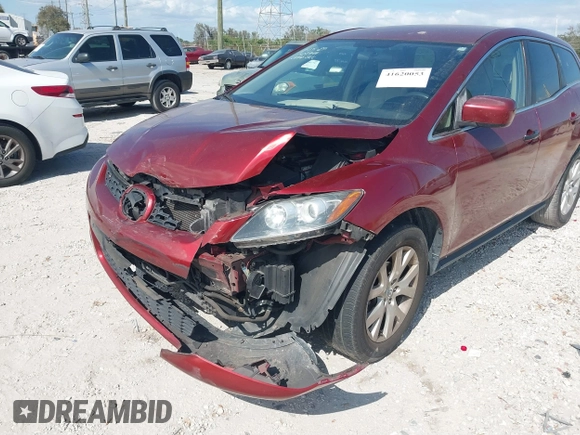 2008 Mazda CX-7 Sport with VIN JM3ER293380208154, listed as a IAAI auction lot 41620053 with 189,133 mi miles. Bid and sale history available at carsss.com. Image 6.