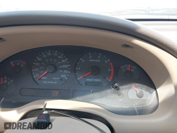 2003 Ford Mustang Deluxe z VIN 1FAFP444X3F378411, wystawiony jako IAAI lot #42682826 z przebiegiem 162 271 mil mil oraz . Historia ofert i sprzedaży dostępna na DreamBid. Obrazek 7.