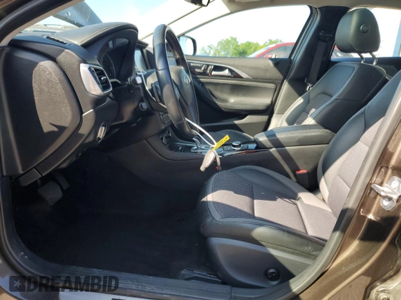 2019 Infiniti QX30 Luxe z VIN SJKCH5CR8KA006894, wystawiony jako Copart lot #58809565 z przebiegiem 50 697 mil mil oraz Szkoda całkowita • Salvage title. Historia ofert i sprzedaży dostępna na DreamBid. Obrazek 7.