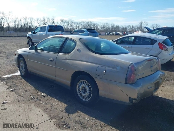 2002 Chevrolet Monte Carlo LS with VIN 2G1WW12E129102772, listed as a IAAI auction lot 41883455 with 171,384 mi miles. Bid and sale history available at carsss.com. Image 3.