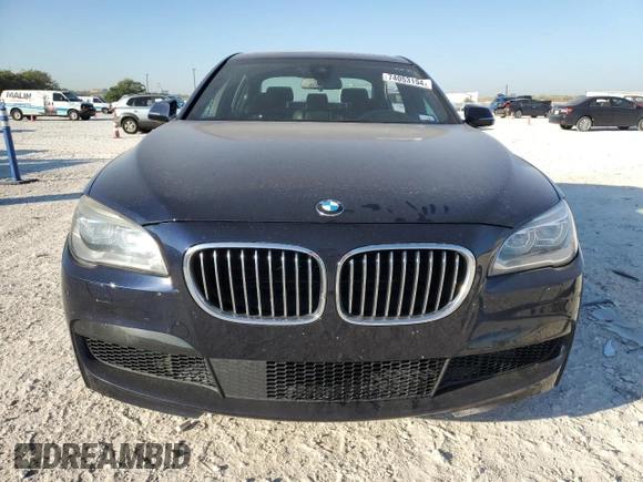 2015 BMW 7 Series 750Li with VIN WBAYE8C59FD781318, listed as a Copart auction lot 74053154 with 62,681 mi miles and Salvage Title. Bid and sale history available at carsss.com. Image 5.