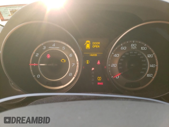 2012 Acura MDX Tech/Entertainment Pkg with VIN 2HNYD2H46CH521261, listed as a Copart auction lot 41606735 with 146,925 mi miles and Salvage Title. Bid and sale history available at carsss.com. Image 9.