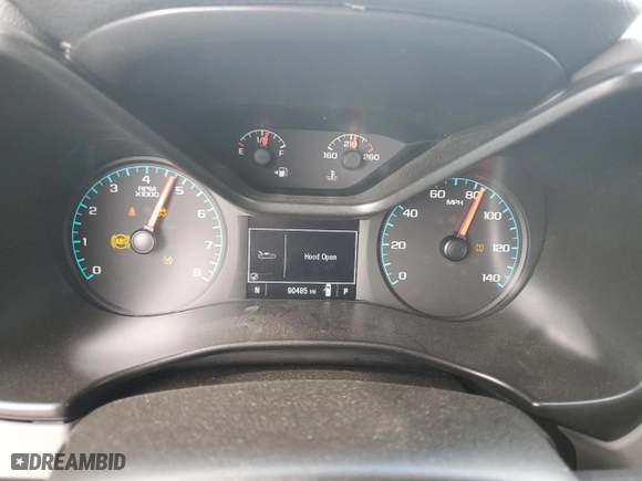 2020 Chevrolet Colorado 2WD Work Truck with VIN 1GCGSBEA9L1105544, listed as a Copart auction lot 46942335 with 90,485 mi miles and Salvage Title. Bid and sale history available at carsss.com. Image 9.