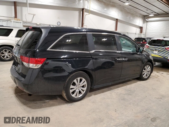 2015 Honda Odyssey EX-L with VIN 5FNRL5H69FB098699, listed as a Copart auction lot 53849785 with 134,800 mi miles and Clean Title. Bid and sale history available at DreamBid. Image 3.