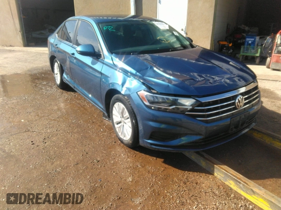 2019 Volkswagen Jetta S with VIN 3VWC57BU2KM105188, listed as a IAAI auction lot 41163291 with 68,383 mi miles and . Bid and sale history available at DreamBid. Image 1.