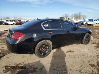 2011 Infiniti G25 Sedan x with VIN JN1DV6AR4BM451613, listed as a Copart auction lot 44604245 with 0 mi miles and Salvage Title. Bid and sale history available at carsss.com. Image 3.