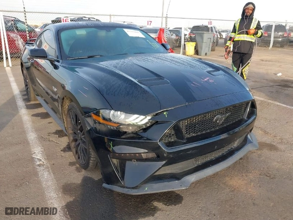 2020 Ford Mustang GT with VIN 1FA6P8CF9L5150660, listed as a IAAI auction lot 41755885 with 39,178 mi miles. Bid and sale history available at carsss.com. Image 6.