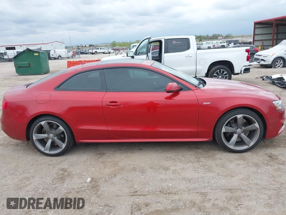 2014 Audi S5 Prestige z VIN WAUVGAFR9EA059415, wystawiony jako IAAI lot #42136897 z przebiegiem 95 667 mil mil oraz . Historia ofert i sprzedaży dostępna na DreamBid. Obrazek 13.