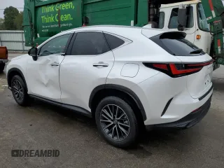 2025 Lexus NX with VIN JTJGGCEZ6S5010795, listed as a Copart auction lot 72822164 with 476 mi miles and Salvage Title. Bid and sale history available at carsss.com. Image 2.