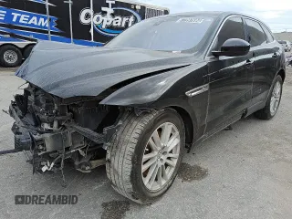 2020 Jaguar F-Pace 30t Prestige with VIN SADCK2GX1LA637956, listed as a Copart auction lot 44111515 with 81,307 mi miles and Salvage Title. Bid and sale history available at DreamBid. Image 1.