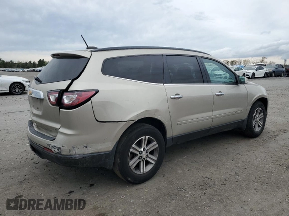 2017 Chevrolet Traverse LT with VIN 1GNKRHKD8HJ193380, listed as a Copart auction lot 51819015 with 118,608 mi miles and Salvage Title. Bid and sale history available at DreamBid. Image 3.