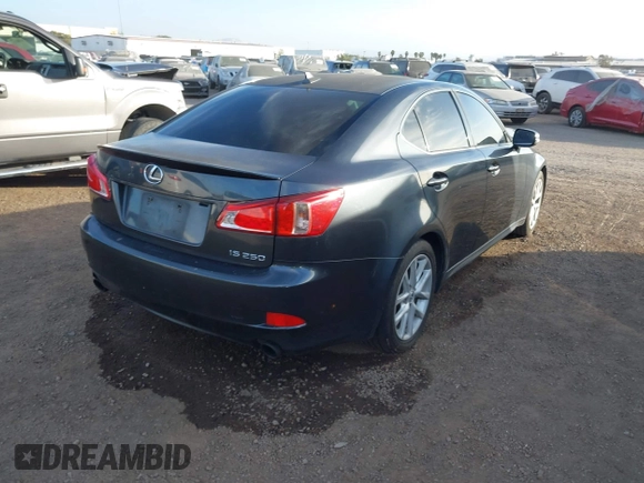 2011 Lexus IS 250 z VIN JTHBF5C28B5139122, wystawiony jako IAAI lot #41107250 z przebiegiem 157 808 mil mil oraz . Historia ofert i sprzedaży dostępna na DreamBid. Obrazek 4.