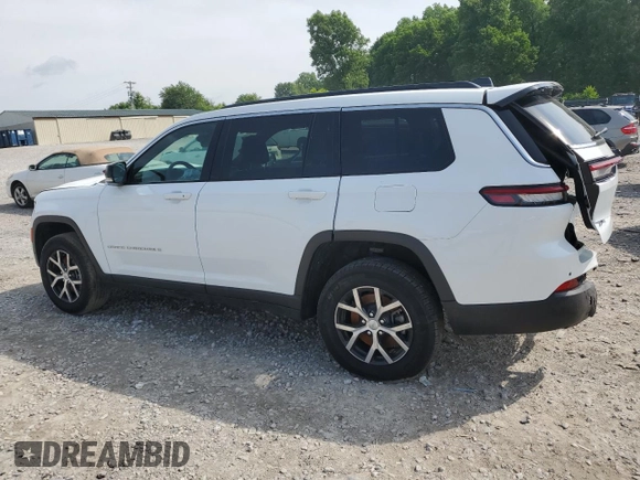 2025 Jeep Grand Cherokee Limited with VIN 1C4RJKBG3S8646504, listed as a Copart auction lot 57446675 with 13,280 mi miles and Clean title. Bid and sale history available at DreamBid. Image 2.