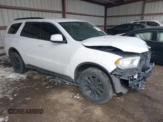 2017 Dodge Durango SXT with VIN 1C4RDJAG5HC611777, listed as a IAAI auction lot 41732583 with 99,896 mi miles and . Bid and sale history available at DreamBid. Image 1.
