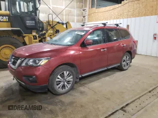 2017 Nissan Pathfinder Platinum with VIN 5N1DR2MM2HC612061, listed as a Copart auction lot 58621965 with 116,349 mi miles and Salvage title. Bid and sale history available at DreamBid. Image 1.