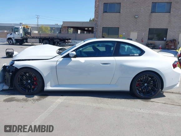 2024 BMW M2 with VIN 3MF13DM08R8E77496, listed as a IAAI auction lot 41950387 with 4,302 mi miles. Bid and sale history available at carsss.com. Image 14.