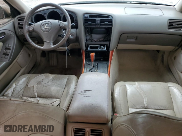 2002 Lexus GS 300 z VIN JT8BD69S920162201, wystawiony jako Copart lot #48393725 z przebiegiem 237 250 mil mil oraz Szkoda całkowita • Salvage title. Historia ofert i sprzedaży dostępna na DreamBid. Obrazek 8.