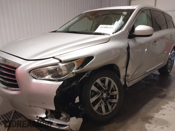 2014 Infiniti QX60 with VIN 5N1AL0MM9EC536455, listed as a IAAI auction lot 41400259 with 142,309 mi miles. Bid and sale history available at carsss.com. Image 6.