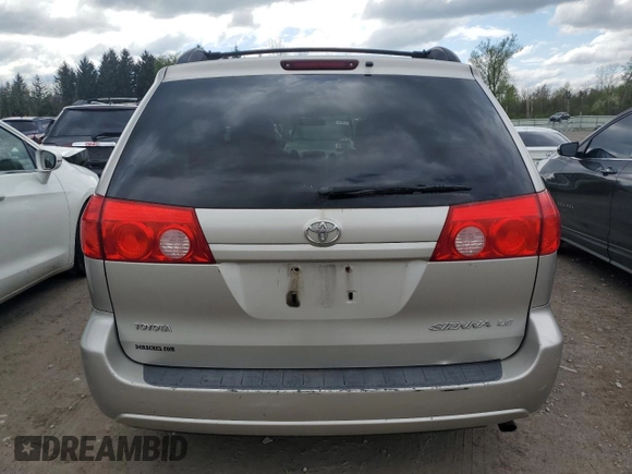 2010 Toyota Sienna CE with VIN 5TDKK4CC8AS290986, listed as a Copart auction lot 56163465 with 161,061 mi miles and Clean Title. Bid and sale history available at DreamBid. Image 6.