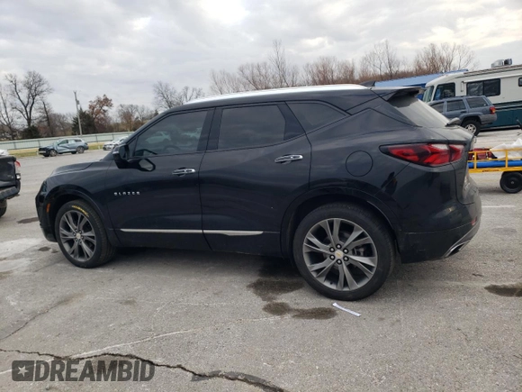 2020 Chevrolet Blazer Premier with VIN 3GNKBLRS3LS703167, listed as a Copart auction lot 86079694 with 41,740 mi miles and Salvage title. Bid and sale history available at DreamBid. Image 2.