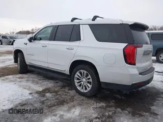 2022 GMC Yukon SLT with VIN 1GKS2BKD7NR137250, listed as a IAAI auction lot 41254455 with 38,213 mi miles. Bid and sale history available at carsss.com. Image 3.