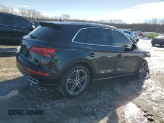 2018 Audi SQ5 with VIN WA1C4BFY1J2152136, listed as a Copart auction lot 89361275 with 53,603 mi miles and Salvage Title. Bid and sale history available at DreamBid. Image 3.