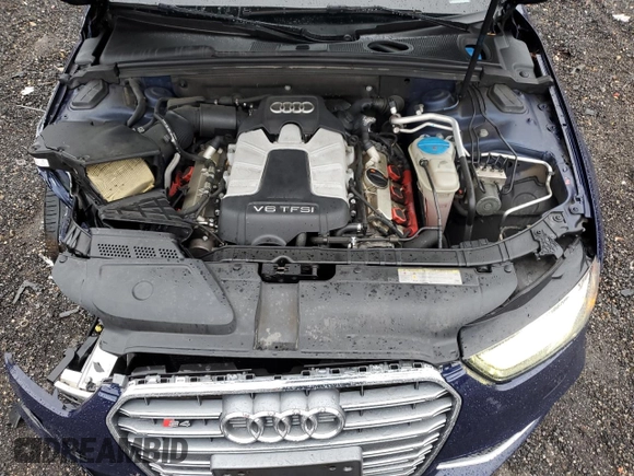 2013 Audi S4 Prestige with VIN WAUKGAFL3DA239955, listed as a Copart auction lot 84562334 with 137,186 mi miles and Salvage Title. Bid and sale history available at carsss.com. Image 12.