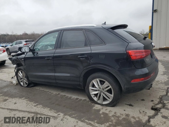 2018 Audi Q3 Premium with VIN WA1ECCFS4JR008911, listed as a Copart auction lot 51858065 with 102,091 mi miles and Salvage title. Bid and sale history available at DreamBid. Image 2.