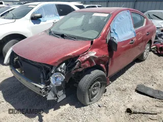 2015 Nissan Versa SV z VIN 3N1CN7AP2FL802180, wystawiony jako Copart lot #51714145 z przebiegiem Nie podano mil oraz Szkoda całkowita • Salvage title. Historia ofert i sprzedaży dostępna na DreamBid. Obrazek 1.