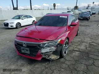 2018 Honda Accord Sedan Sport 1.5T with VIN 1HGCV1F38JA209862, listed as a Copart auction lot 43657755 with 80,601 mi miles and Salvage Title. Bid and sale history available at carsss.com. Image 10.