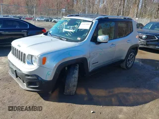 2017 Jeep Renegade Limited с VIN ZACCJBDB7HPE87317, выставлен на аукционе IAAI как лот 41853098 с пробегом 88 638 миль миль и . История ставок и продаж доступна на DreamBid. Изображение 17.