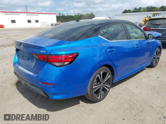 2023 Nissan Sentra SR with VIN 3N1AB8DV0PY289029, listed as a IAAI auction lot 41918957 with 25,910 mi miles and . Bid and sale history available at DreamBid. Image 4.