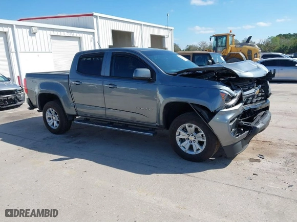 2022 Chevrolet Colorado 2WD LT with VIN 1GCGSCEA6N1299202, listed as a IAAI auction lot 41634986 with 39,762 mi miles. Bid and sale history available at carsss.com. Image 1.