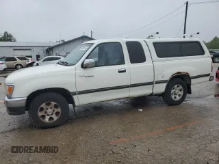 1997 Toyota T100 SR5 z VIN JT4TN14D5V0036095, wystawiony jako Copart lot #59679055 z przebiegiem 180 647 mil mil oraz Czysty tytuł • Clean title. Historia ofert i sprzedaży dostępna na DreamBid. Obrazek 1.