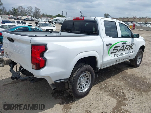 2024 Chevrolet Colorado 2WD Work Truck with VIN 1GCGSBEC9R1264543, listed as a IAAI auction lot 42034900 with 5,810 mi miles and . Bid and sale history available at DreamBid. Image 4.