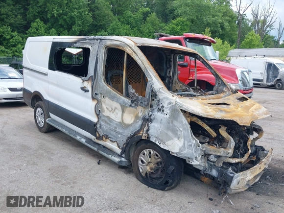 2019 Ford Transit with VIN 1FTYR1YMXKKA86821, listed as a IAAI auction lot 39598505 with 23,665 mi miles. Bid and sale history available at carsss.com. Image 1.