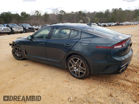 2022 Kia Stinger GT1 with VIN KNAE45LC1N6109985, listed as a Copart auction lot 48820235 with 42,012 mi miles and Salvage Title. Bid and sale history available at DreamBid. Image 2.