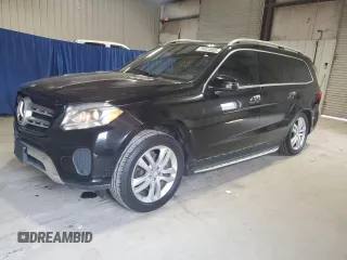 2017 Mercedes-Benz GLS 450 z VIN 4JGDF6EE5HA840803, wystawiony jako Copart lot #59320005 z przebiegiem 81 450 mil mil oraz Czysty tytuł • Clean title. Historia ofert i sprzedaży dostępna na DreamBid. Obrazek 1.