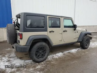 2018 Jeep Wrangler JK Unlimited Sport with VIN 1C4BJWDG8JL803235, listed as a Copart auction lot 87883525 with 275,489 mi miles and Salvage Title. Bid and sale history available at carsss.com. Image 3.