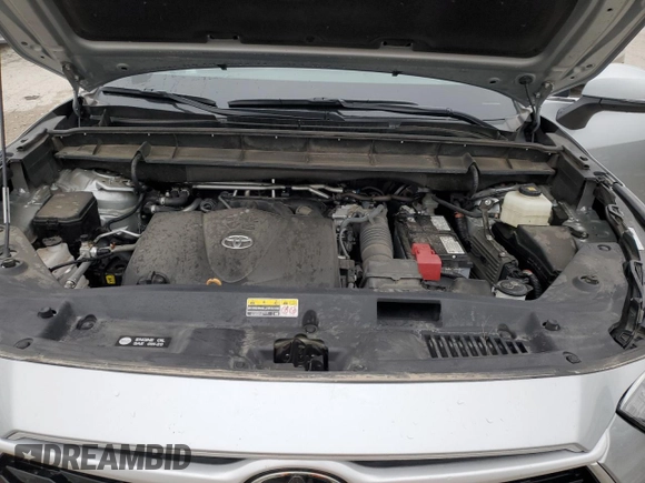 2021 Toyota Highlander XLE with VIN 5TDHZRBH8MS535368, listed as a Copart auction lot 54688095 with 56,480 mi miles and Salvage title. Bid and sale history available at DreamBid. Image 12.