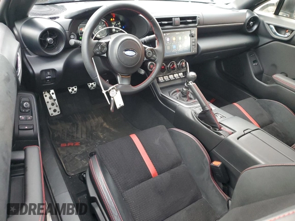 2024 Subaru BRZ Limited with VIN JF1ZDBE16R9702248, listed as a Copart auction lot 87177624 with 1,158 mi miles and Salvage Title. Bid and sale history available at carsss.com. Image 8.