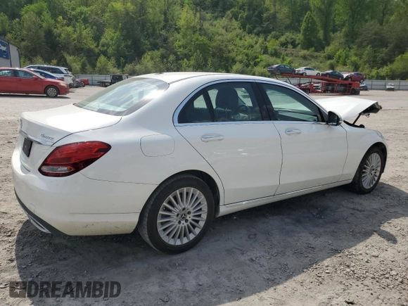2017 Mercedes-Benz C 300 with VIN 55SWF4KBXHU228730, listed as a Copart auction lot 54656695 with 97,503 mi miles and Salvage title. Bid and sale history available at DreamBid. Image 3.