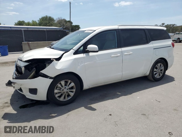 2016 Kia Sedona LX with VIN KNDMB5C16G6142339, listed as a Copart auction lot 54047275 with 157,090 mi miles and Salvage Title. Bid and sale history available at carsss.com. Image 1.