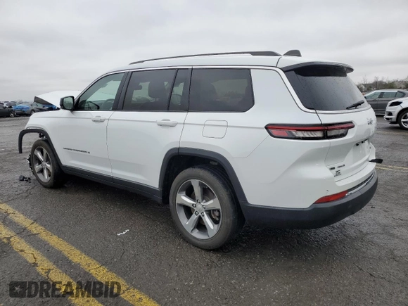 2022 Jeep Grand Cherokee Limited с VIN 1C4RJKBG3N8506909, выставлен на аукционе Copart как лот 52156295 с пробегом 35 596 миль миль и Списание • Salvage title. История ставок и продаж доступна на DreamBid. Изображение 2.